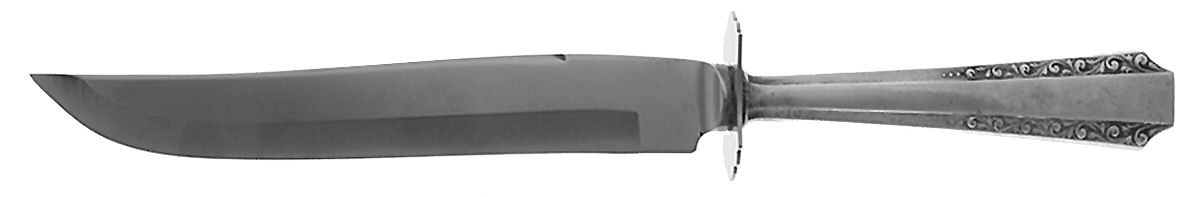 American Colonial (Sterling, 1949) Small Steak Carving Knife with Stainless Blade by Amston-1