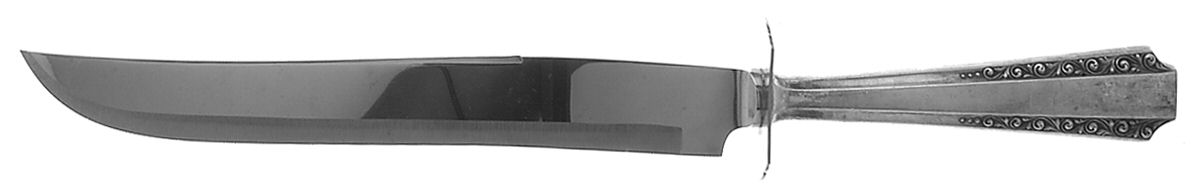 American Colonial (Sterling, 1949) Large Stainless Blade Roast Carving Knife by Amston-1