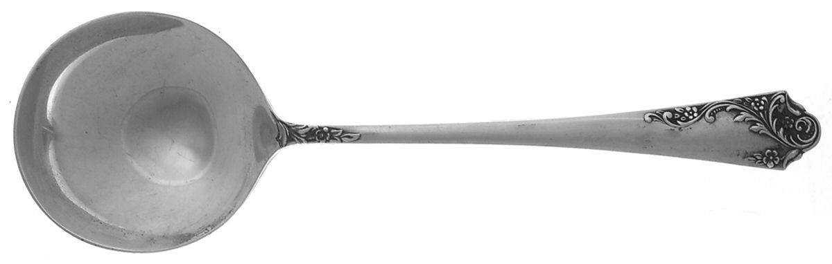 Breath of Spring II (Sterling, 1952) Round Bowl Soup Spoon (Cream Soup) by Amston-1