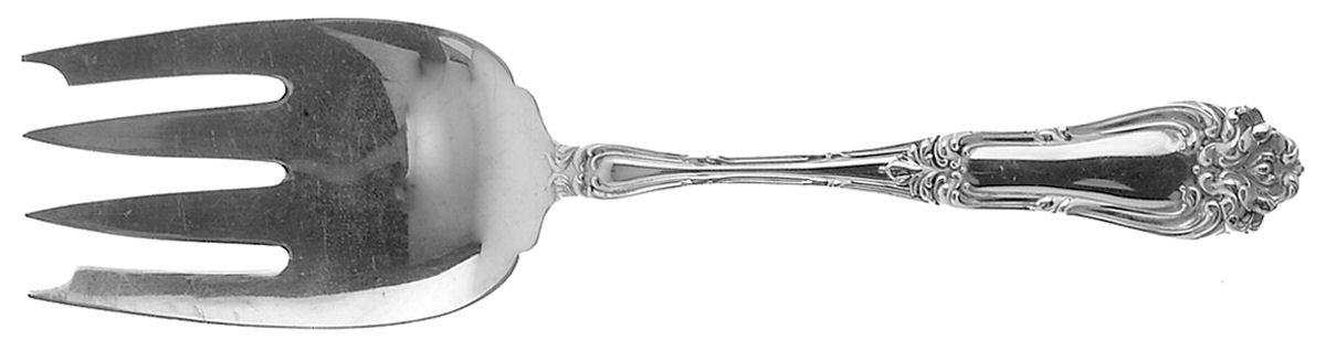 Champlain (Sterling, 1915) Solid Salad Serving Fork by Amston-1