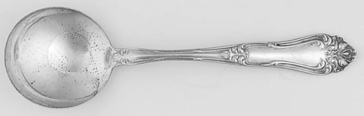 Champlain (Sterling, 1915) Round Bowl Soup Spoon (Cream Soup) by Amston-1