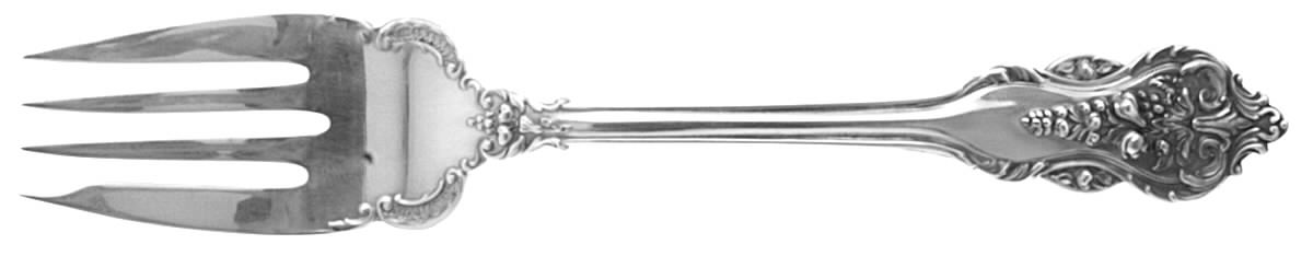 Donatello (Sterling, 1912, No Monograms) Individual Salad Fork by Amston-1