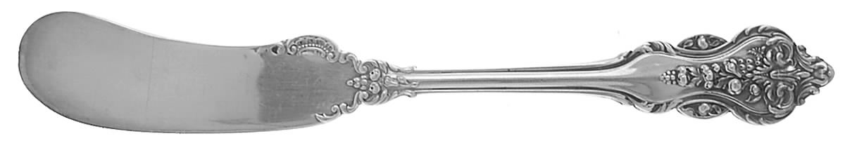 Donatello (Sterling, 1912, No Monograms) Flat Handle Butter Spreader by Amston-1