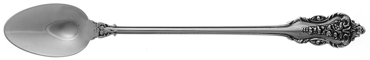 Donatello (Sterling, 1912, No Monograms) Iced Tea Spoon by Amston-1