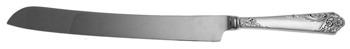 Ecstasy (Sterling, 1951) Wedding Cake Knife with Stainless Blade HC by Amston-1