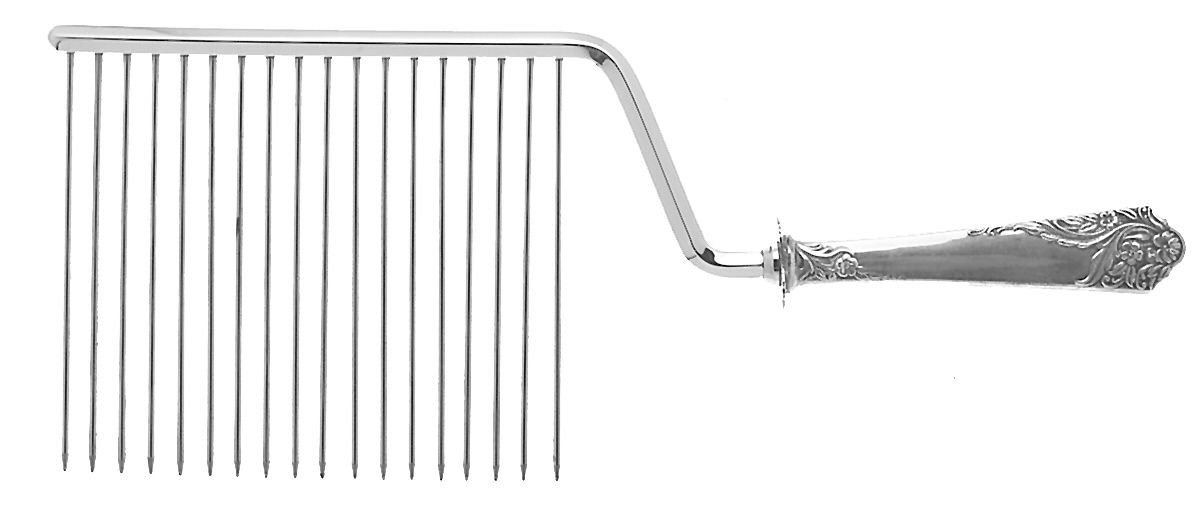 Ecstasy (Sterling, 1951) Cake Breaker with Silverplate Prongs by Amston-1