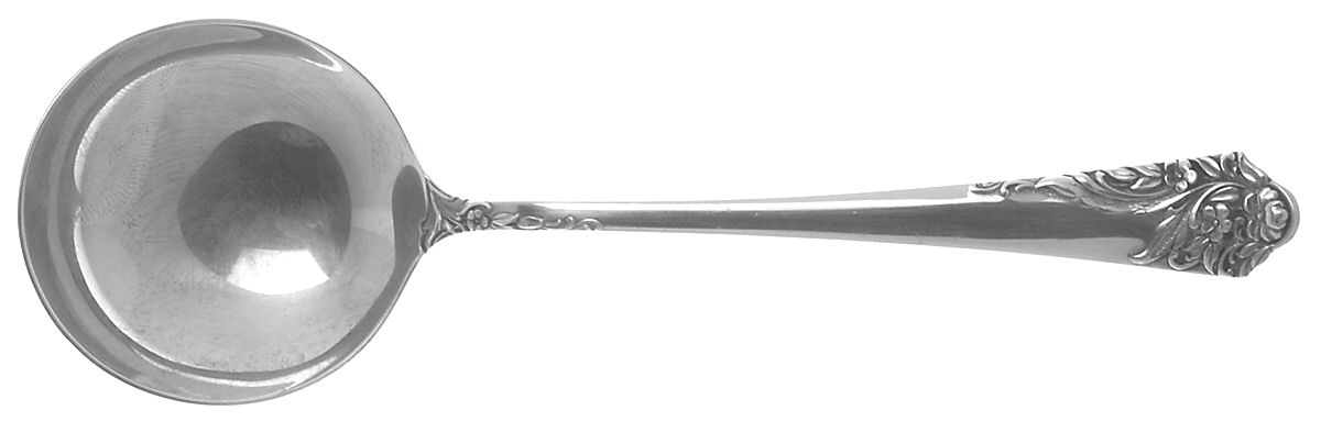 Ecstasy (Sterling, 1951) Round Bowl Soup Spoon (Cream Soup) by Amston-1