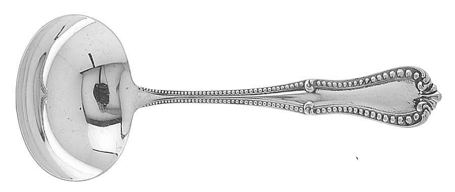 Georgian Bead (Sterling, 1948) Solid Gravy Ladle by Amston-1
