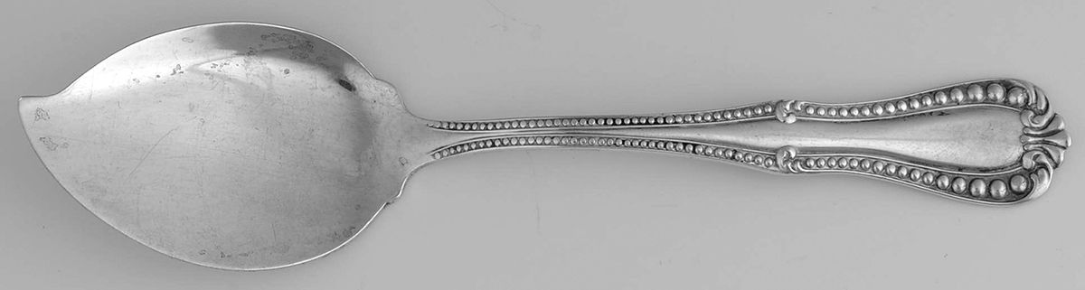 Georgian Bead (Sterling, 1948) Large Solid Jelly Server by Amston-1