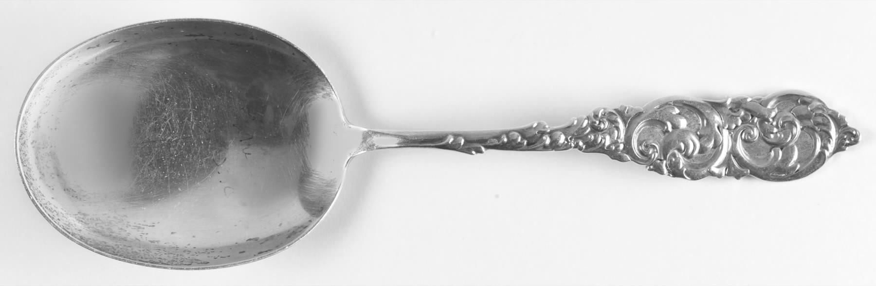Gladstone (Sterling, 1890) Large Solid Berry/Casserole Spoon by Amston-1