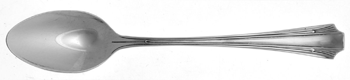 Queen Mary (Sterling, 1938, No Monograms) Demitasse Spoon by Amston-1