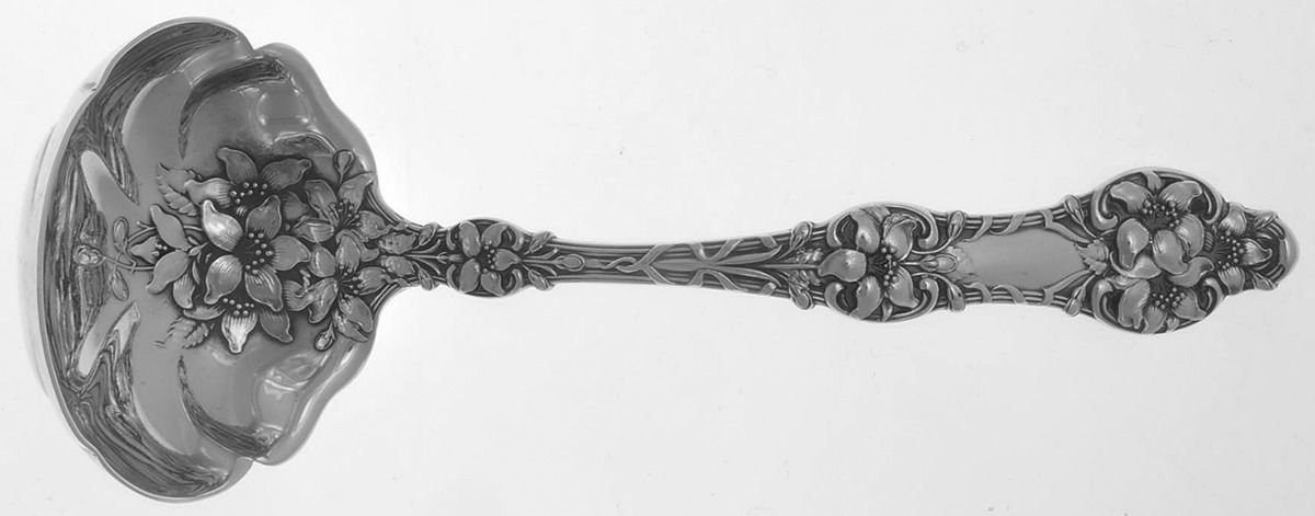 Orange Blossom Old(Sterling, No Monos, No Flr Bowl) Solid Gravy Ladle by Alvin-1