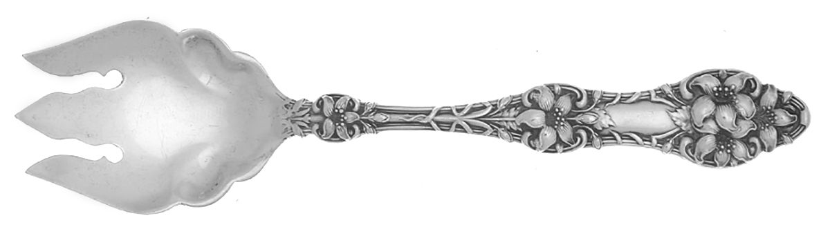 Orange Blossom Old(Sterling, No Monos, No Flr Bowl) Ice Cream Fork by Alvin-1