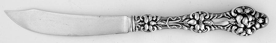 Orange Blossom Old(Sterling, No Monos, No Flr Bowl) Individual Fruit Knife with Silverplate Blade by Alvin-1