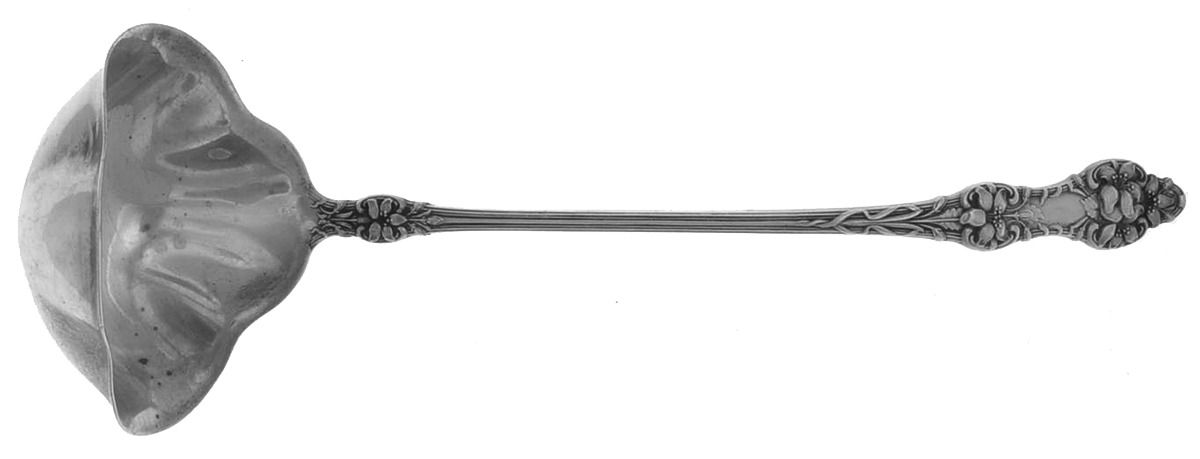 Orange Blossom Old(Sterling, No Monos, No Flr Bowl) Bouillon Ladle by Alvin-1