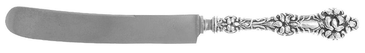 Orange Blossom Old(Sterling, No Monos, No Flr Bowl) Old French Hollow Knife with Bolster by Alvin-1