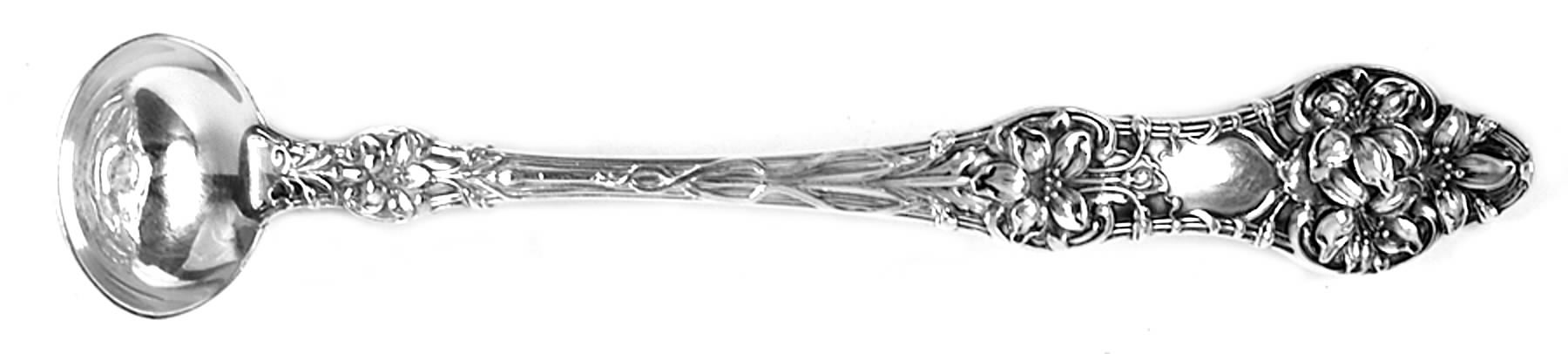 Orange Blossom Old(Sterling, No Monos, No Flr Bowl) Mustard Spoon by Alvin-1
