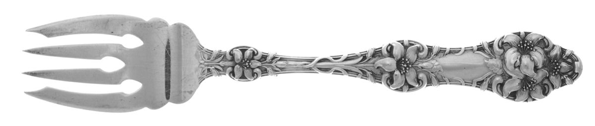 Orange Blossom Old(Sterling, No Monos, No Flr Bowl) Individual Solid Fish Fork by Alvin-1