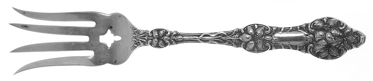 Orange Blossom Old(Sterling, No Monos, No Flr Bowl) Small Chipped Beef Fork by Alvin-1