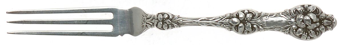 Orange Blossom Old(Sterling, No Monos, No Flr Bowl) Strawberry Fork by Alvin-1