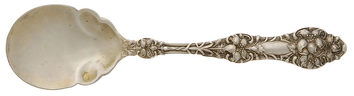 Orange Blossom Old(Sterling, No Monos, No Flr Bowl) Small Ice Cream Spoon by Alvin-1