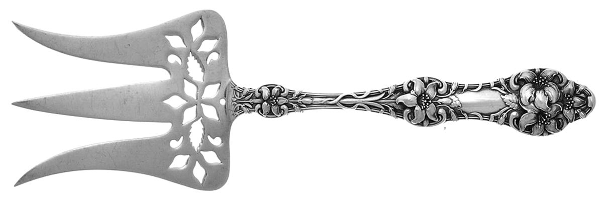 Orange Blossom Old(Sterling, No Monos, No Flr Bowl) Solid Toast Serving Fork by Alvin-1