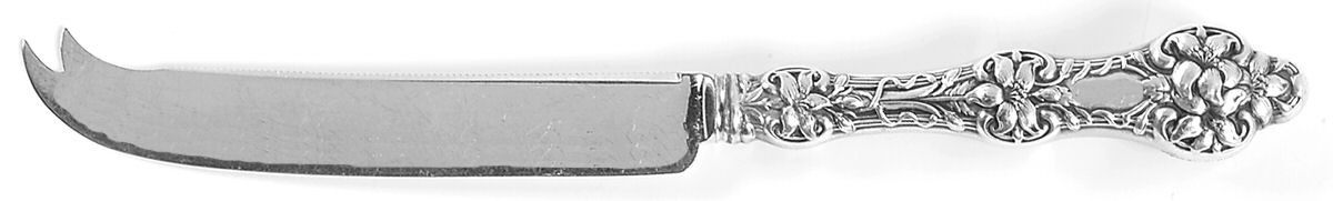 Orange Blossom Old(Sterling, No Monos, No Flr Bowl) Hollow Handled Cheese Knife with Silverplate Blade by Alvin-1