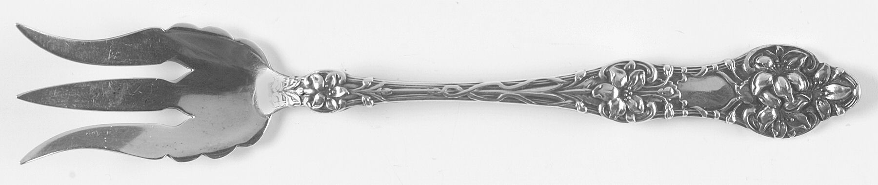 Orange Blossom Old(Sterling, No Monos, No Flr Bowl) Olive Fork by Alvin-1