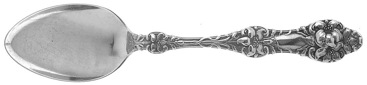 Orange Blossom Old(Sterling, No Monos, No Flr Bowl) Dessert/Oval Soup Spoon by Alvin-1