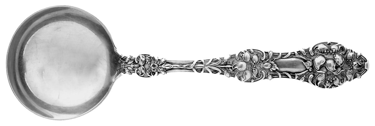 Orange Blossom Old(Sterling, No Monos, No Flr Bowl) Round Bowl Soup Spoon (Bouillon) by Alvin-1