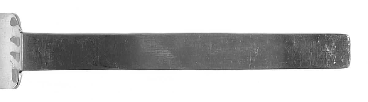 ABP1 (Stainless) Medium Solid Cold Meat Serving Fork by Abert's-1