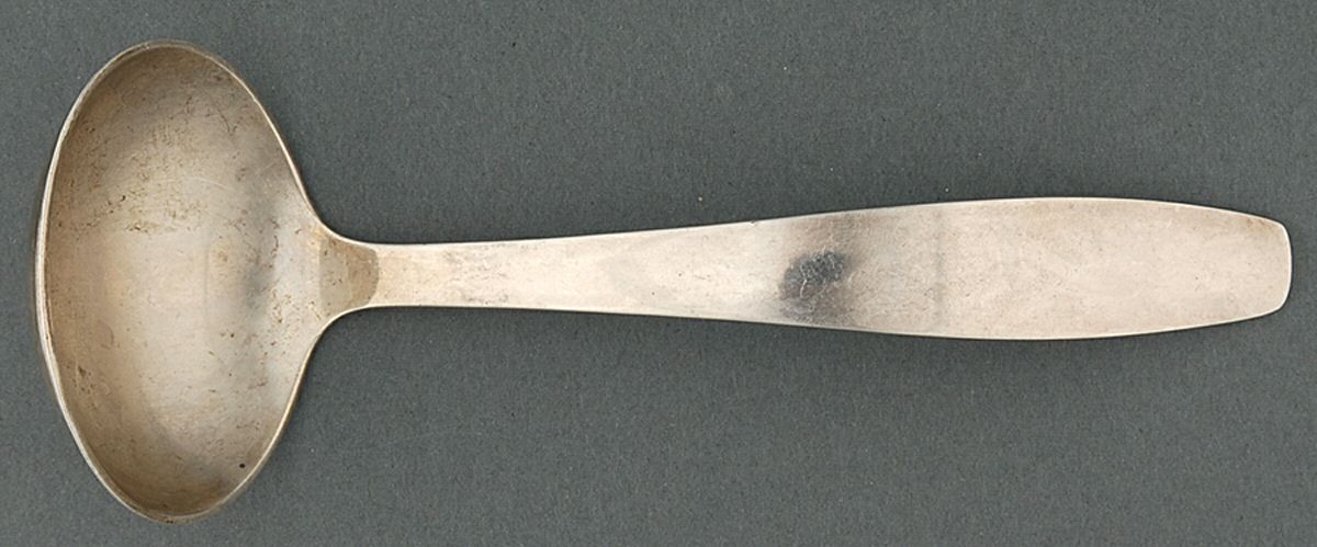 AAD1 (Sterling) Solid Gravy Ladle by Allan Adler-1