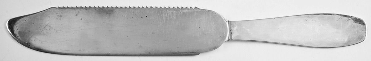 AAD1 (Sterling) Cake Saw Solid Piece by Allan Adler-1