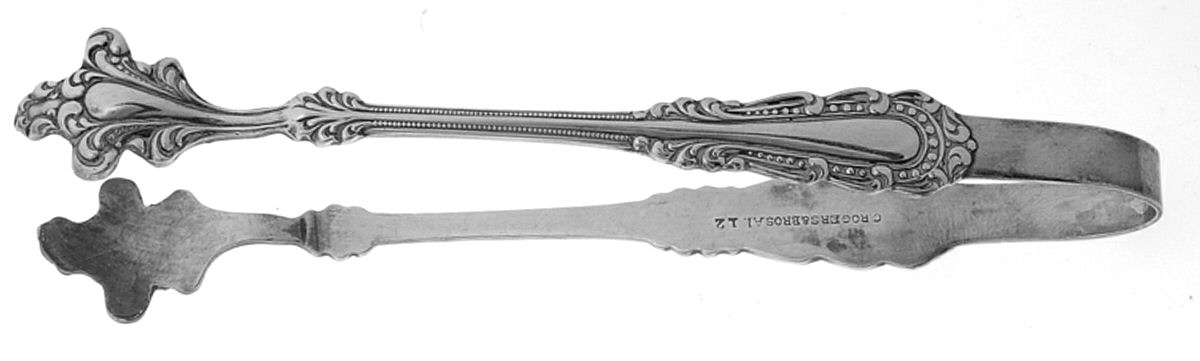 Milton (Silverplate) Sugar Tongs by Aurora-1