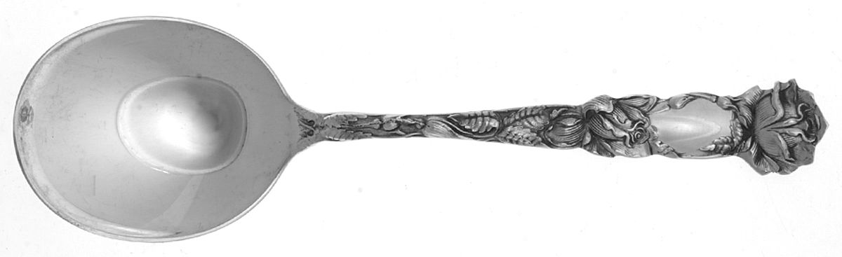 Bridal Rose (Sterling, Newer) Round Bowl Soup Spoon (Cream Soup) by Alvin-1