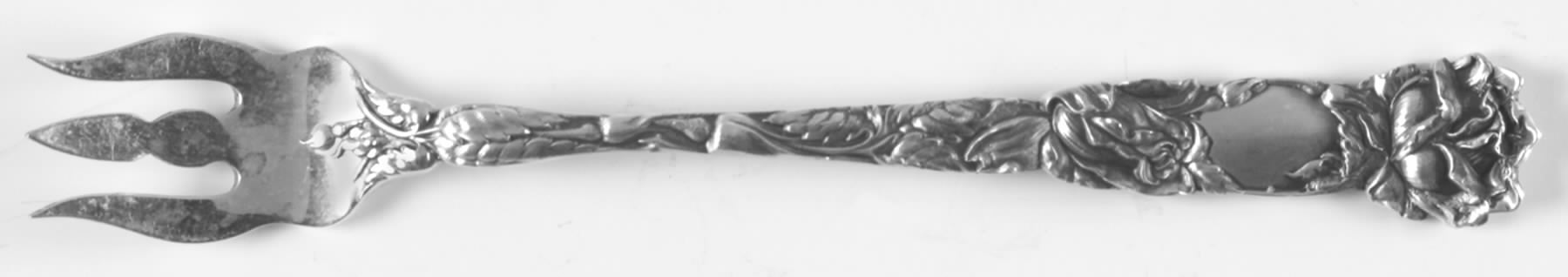 Bridal Rose (Sterling, Newer) Cocktail/Seafood Fork by Alvin-1