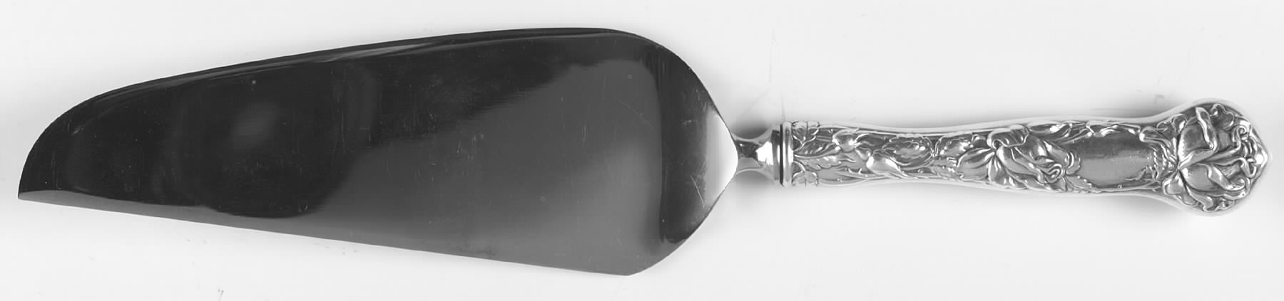 Bridal Rose (Sterling, Newer) Pie & Cake Server with Stainless Blade by Alvin-1