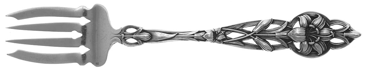 ALS5 (STERLING) Large Ramekin Fork by Alvin-1