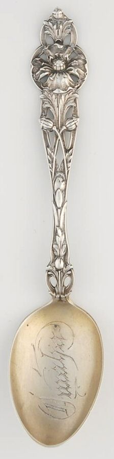ALS5 (STERLING) Souvenir Spoon (Five O'Clock Spoon) by Alvin-1
