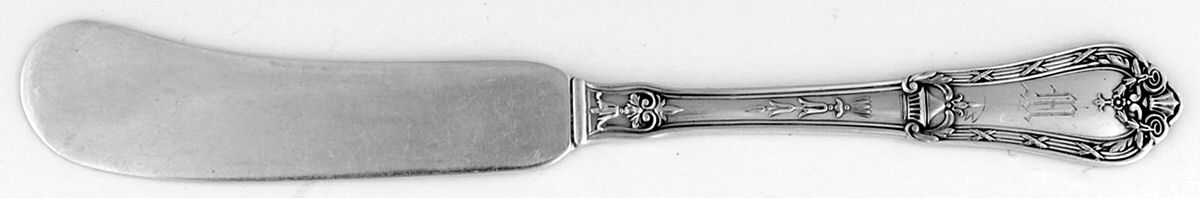 ALS6 (Sterling) Flat Handle Butter Spreader by Alvin-1