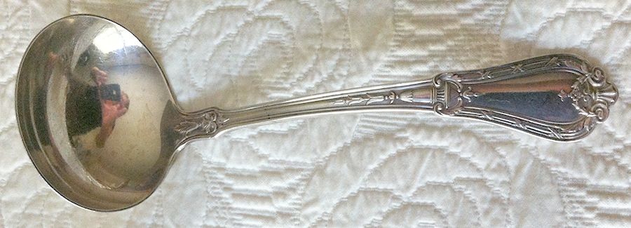 ALS6 (Sterling) Solid Gravy Ladle by Alvin-1