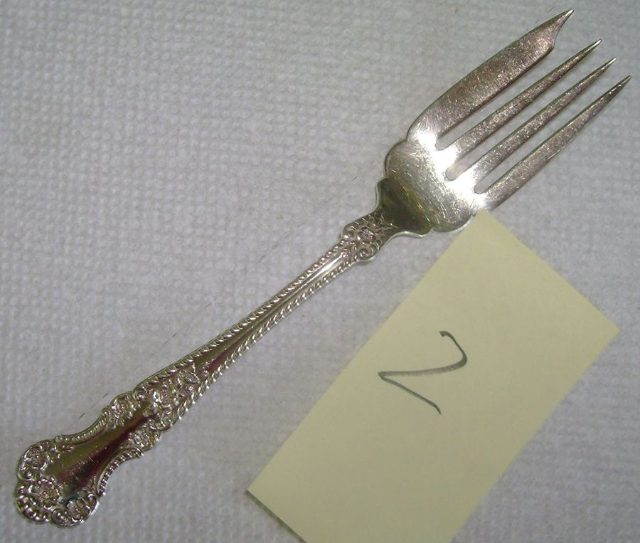 Cambridge (Sterling, 1899) Individual Pie Fork by Alvin-1