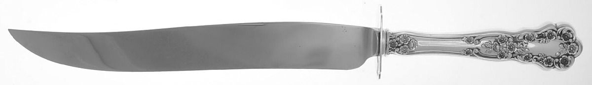 Buttercup (Sterling, "Gorham") Large Stainless Blade Roast Carving Knife by Gorham Silver-1