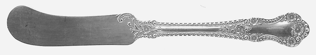 Cambridge (Sterling, 1899) Flat Handle Butter Spreader by Alvin-1