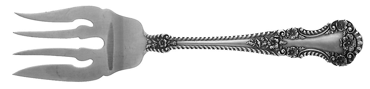 Cambridge (Sterling, 1899) Medium Solid Cold Meat Serving Fork by Alvin-1