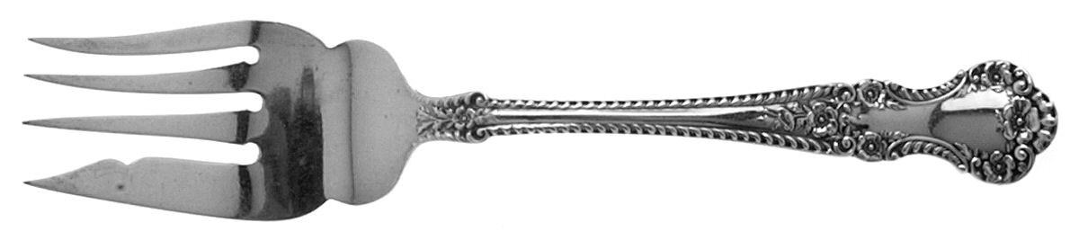 Cambridge (Sterling, 1899) Small Solid Cold Meat Serving Fork by Alvin-1