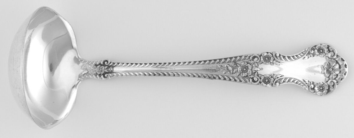 Cambridge (Sterling, 1899) Solid Piece Cream Ladle by Alvin-1