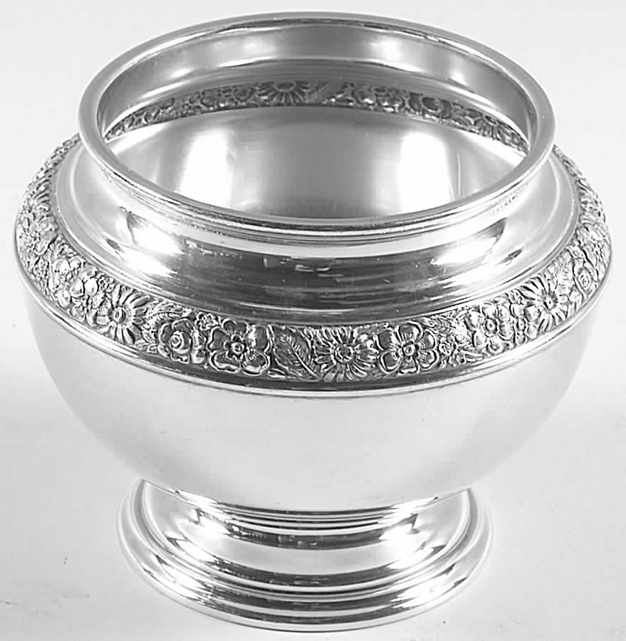Bridal Bouquet (Sterling, Hollowware) Waste Bowl by Alvin-1