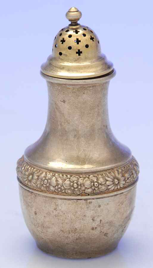 Bridal Bouquet (Sterling, Hollowware) Pepper Shaker by Alvin-1