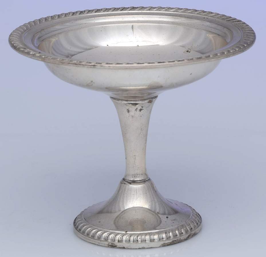 Melrose (Sterling, Hollowware) Medium Weighted Compote by Alvin-1